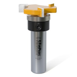 Fivepears Top Bearing Slot Cutter Router Bit 1/2 inch Shank 1-1/4 inch Cutting Diameter and 1/4 inch Cutting Length Shank Slot and Undercut Bit for Woodworking Chisel Cutter Tool Slot