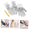 Outanaya 1 Set Acupressure Reflexology Socks and Gloves Kit with