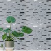 YMMXGE 10-Sheet Peel and Stick Backsplash Stone Marble Tiles, PVC