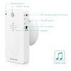 Navaris Doorbell with Motion Sensor Set - Includes Remote Control
