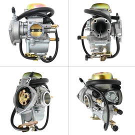 Ozark 250 Carburetor w/Fuel Filter Air Filter Replacement for Suzuki LTF250 Ozark 250 2002-2009 2012-2014, QuadSport Z 2004-2009 Replace# 13200-21G10 13200-05G22 13200-05G00 13200-05G11 13200-05G10