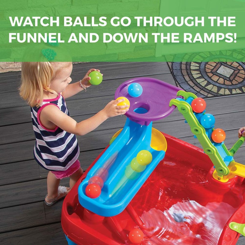 Step2 Stem Discovery Ball Table, Kids Water Table Activity Sensory