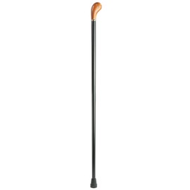 Rosewood Knob Cane with Black Shaft