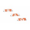 RAM Grille Emblem Overlay Decal Stickers 2025-2026 Ram 1500 (Color: