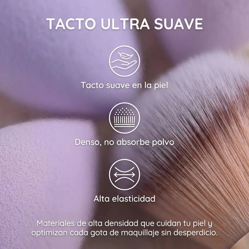 Brochas Maquillaje Profesional 80 Pzs Kit Maquillaje Completo Brochas De