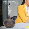 Wood Grain Home Humidifier Ultrasonic Aroma Diffuser with LED Light