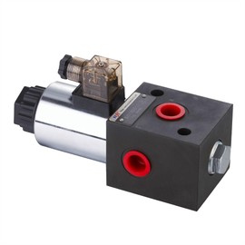 Hydraulic Solenoid Selector Diverter Valve for Directional Spool Flow Control (SAE 6, 12V DC)