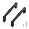 JOY DECOR Cabinet Pulls – Slim Square Bar, 3 Inch