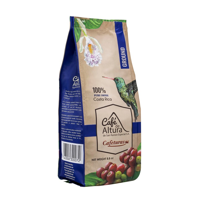Café de Altura, Cafeturas, Costa Rican Ground Coffee 8.8oz/250g