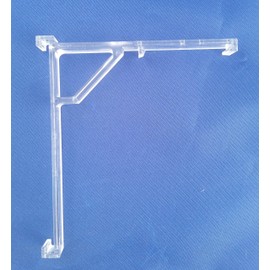 Vertical Blind Clear Valance Clip Bracket - PKG of 20
