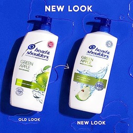 Head & Shoulders - Champú y acondicionador 2 en 1, tratamiento anti caspa y cuidado del cuero cabelludo, manzana verde, 32.1 oz (0.95 l), paquete dobl