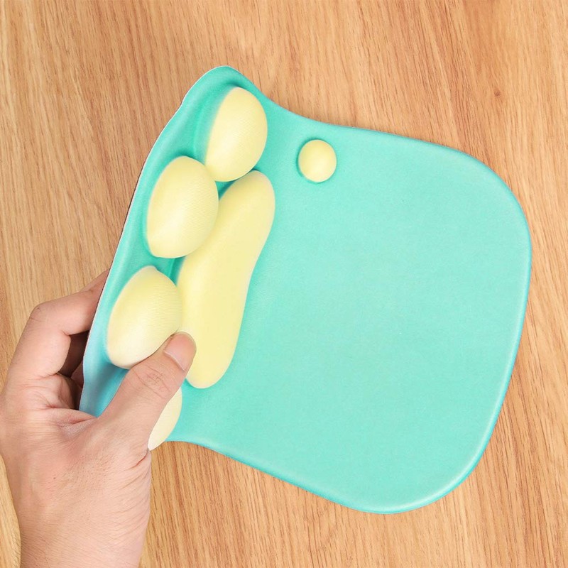 Emoly - Alfombrilla para mouse con soporte para la muñeca,