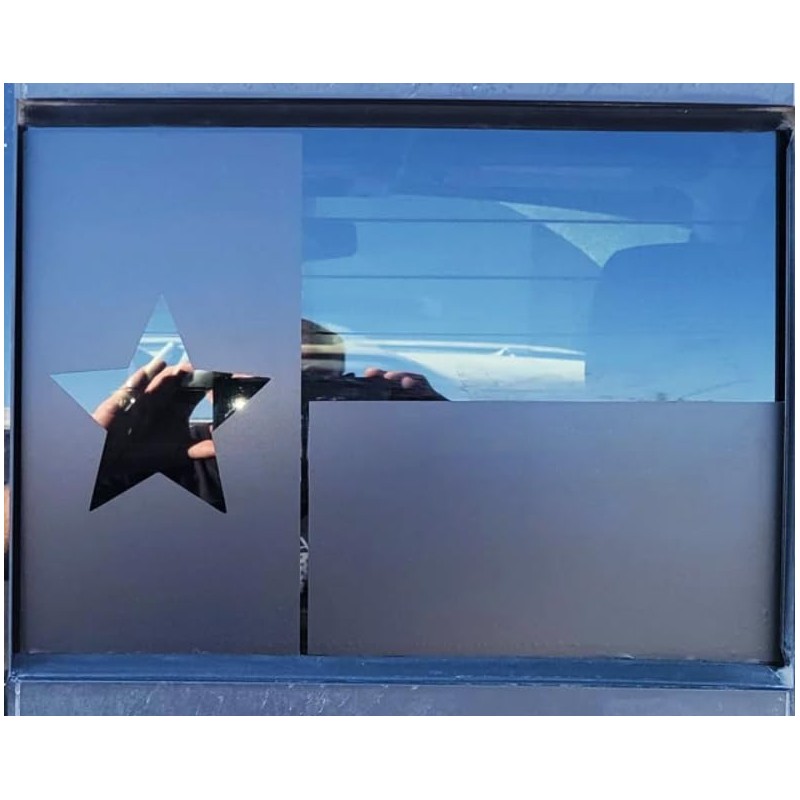 for Ford F150 2015-2025 2026 Rear Middle Window Texas Flag
