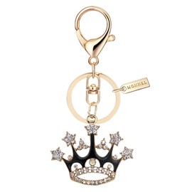 Bling Bling Crystal Black Queen Crown Keychain Creative Packaging Design Box MZ857-5