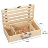 r_planning Wooden Wine Case, Gift Box, Wooden Box, With Handle,