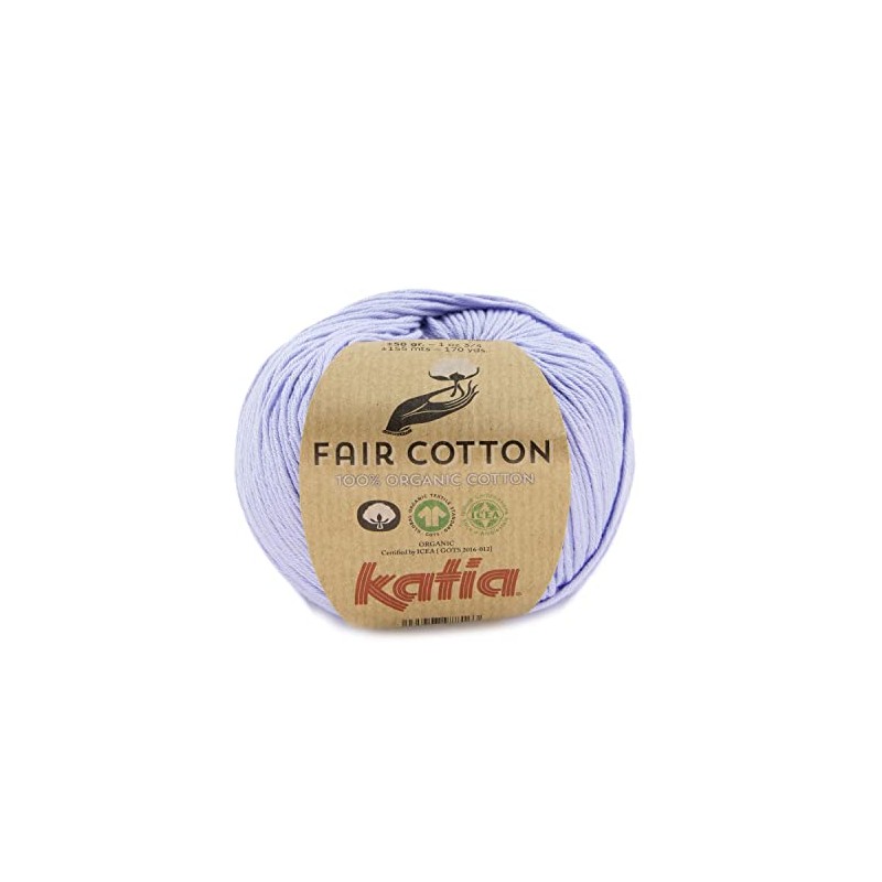 Katia Fair Cotton – Colour: Purple Pastel (48) – 50