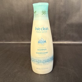 Live Clean, Hydrating Shampoo, Fresh Water, 12oz FULL SIZE, New