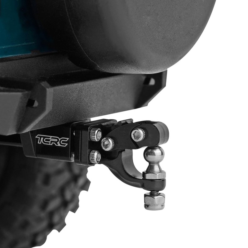 TCRC Metal RC Bumper Trailer Hitch Tow Hook Receiver kit