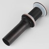 Oil Rubbed Bronze Pop Up Drain with Detachable Basket, Bathroom