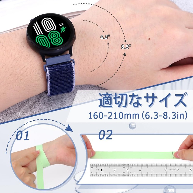 [Bcuckood] Watch Band 18mm 19mm 20mm 22mm Watch Universal Nylon