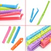 Set of 4 Large 15.5cm Tongs Close Bags with Date