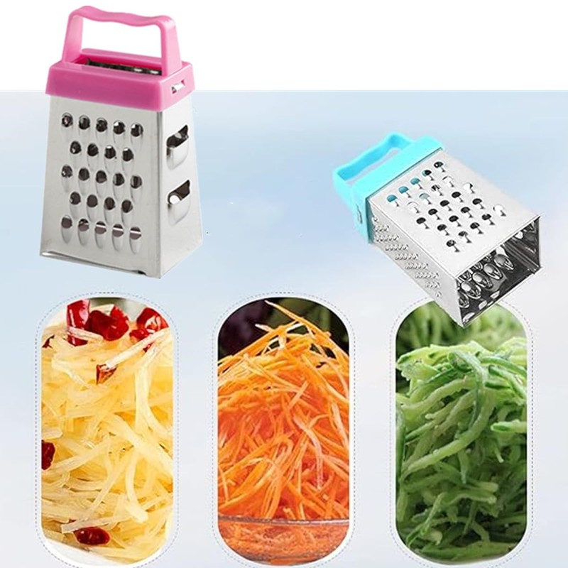 Mini Cheese Grater, 3PCS Stainless Steel Small Box Graters, Professional