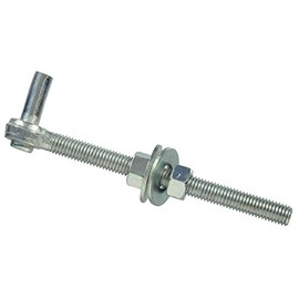 Hillman Hardware Essentials 851913 Zinc Gate Bolt Hook (5/8" x 8")