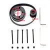 vanpro DIY Electric Skateboard 7243 70MM Wheel Pulleys Kit Double