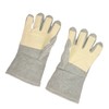 1 Pair Heat Resistant Gloves Separate Fingers Hot Proof Mitts