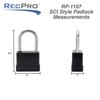 RecPro RV LP Tank Lock and Pad Lock | RV