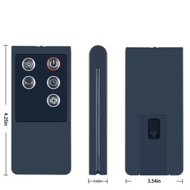 ZWP BFTR36B Replacement Remote Control fit for Black+Decker BFTR36B, for Senville SENTF-19JRA Digital Oscillating Tower Fan