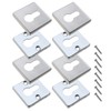 EMSea Key Escutcheon Cover Door Fitting Square Stainless Steel 53