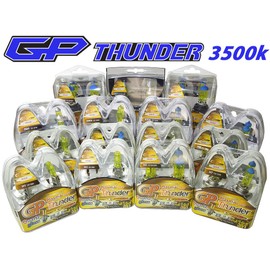 GP Thunder H3 JDM Golden Yellow 3500K Xenon Light Bulbs for Fog Light - High Beam - Low Beam - Xtreme SGP35K-H3