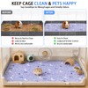 Fnaobai Guinea Pig Cage Liner 2 Pack Super Absorbent Washable
