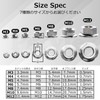 Pstyle. PST-142 Hexagon Flange Nuts 304 Stainless Steel DIY M8