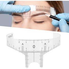 Regla de Cejas, Regla de Posicionamiento de Cejas Profesional, Herramienta de Medición de Regla de Diseño de Forma de Ceja Microblading para Suministros de(Regla B del puente de la nariz)