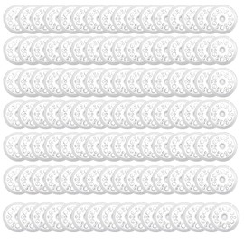 Amazleer Pack of 100 Plastic PP Washers 45 mm, Foam Panels Washers for Attaching and Supporting Insulation Plates (Plastic 100)