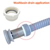 Qrity 1PCS Kitchen Sink Waste Pipe Fitting 39mm Female Thread