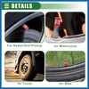 A ABSOPRO Universal Tire Valve Stem Caps, 17mm, Aluminum Alloy,