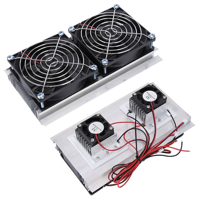 Thermoelectric Semiconductor Radiator Cooler Refrigeration Cooling Fan Heat Sink System
