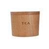 Rattan Tougei Wooden Table Canister (Tea Brown) 5.1 fl oz