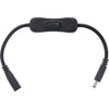 InLine DC Cable with Switch, DC Male/Female 4.0 x 1.70