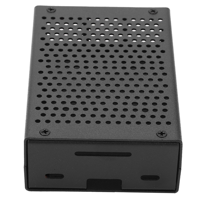 For Raspberry Pi 4B Aluminum Alloy Case MultiHoles Protective Cooling