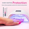 SUNUV UV Light for Nails, UV LED Nail Lamp with