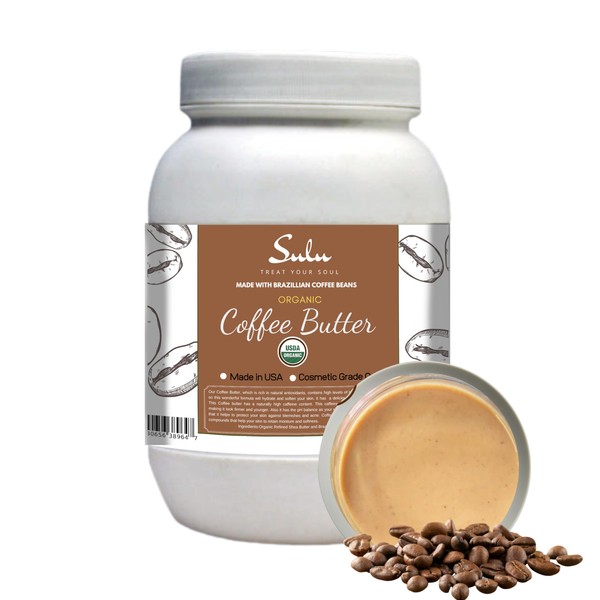 3 LBS Coffee Bean Butter- USDA Certified Organic Cold Pressed
