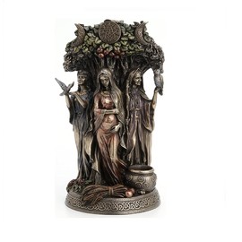Veronese Design Danu Irish Triple Goddess of The Tuatha De Danann Bronze Finish Statue