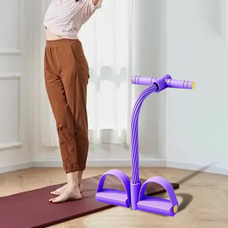 Qianly Pedal Resistance Band Exercise Band Multifunction Tension Rope for