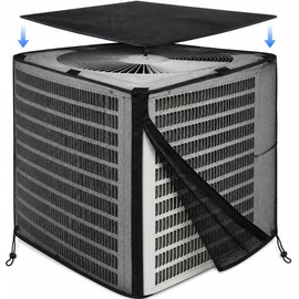 Ideal Swan 36in Outdoor AC Unit Cover, Mesh Defender with Waterproof Top