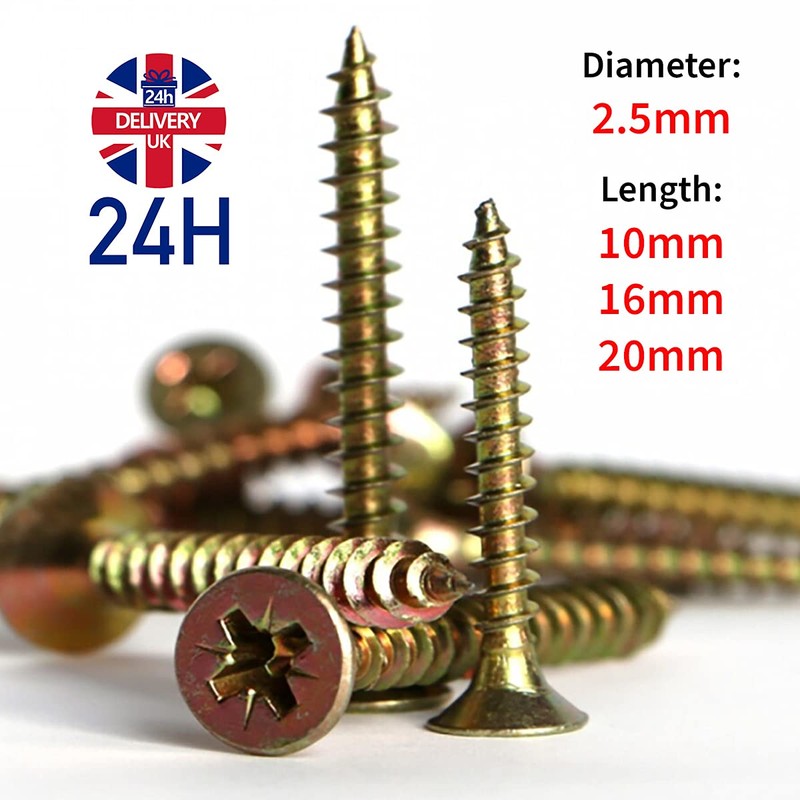 Box of 200 High Performance 2.5mm x 16mm Multi Purpose