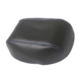 Kar Designers Fits 08-16 Subaru Impreza WRX Real Leather Center Console Lid Cover Blue Stitch